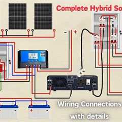 Complete Hybrid Solar Panel System Wiring Diagram Explained | Step-by-Step Guide