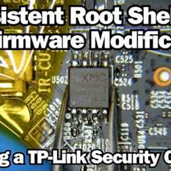 Persistent Root Shell via IoT Firmware Modification - Rooting a TP-Link Security Camera