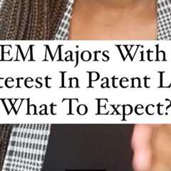 STEM to Patent Law, is it worth it?!