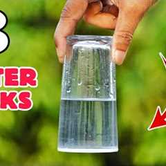 8 Amazing Water Experiments At Home || Easy Science Experiments With Water