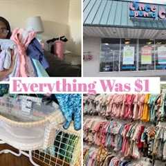 Everything Was $1 | Once Upon A child Shop With Me + Haul | Affordable Baby Shopping! #babyshopping