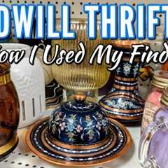 🛍GOODWILL SHOP WITH ME & HAUL + HOW I USED MY THRIFTED FINDS | THRIFTING IN 2024