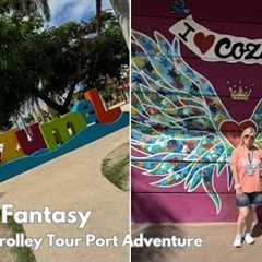 Disney Cruise Line Vlog | Disney Fantasy | Day 3 | Cozumel City Tour by Trolley | Sept 2024