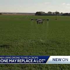 How a Beatrice farmer is using new drone technology to help crops