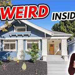 This Weird Craftsman House was Hiding Something | Weird House Flip Mid Renovation