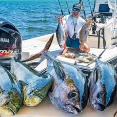 Epic Islamorada Fishing Frenzy! - Lobster, Mahi Mahi, Tuna, Grouper [Catch Clean Cook]