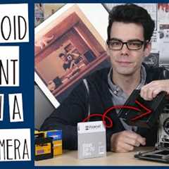 Using Polaroid 600 Film in a 4x5 Camera | MAKING AN INTEGRAL FILM BACK