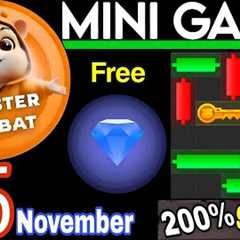 25 November 💎🔑🐹 Puzzle Trick: P2E Hamster Kombat key MiniGame Solved, slow step by step! 🎮