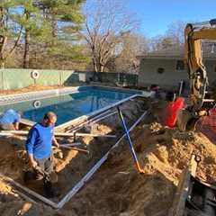 Excavating and Renovating a swimming pool…Working in the DUST...Pool Renovation Project