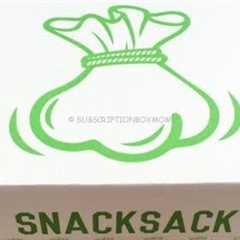 SnackSack November 2017 Gluten Free Snack Subscription Box Unboxing + Coupon @getsnacksack