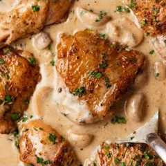 Chicken Fricassee - quick French Chicken Stew