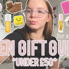 CHRISTMAS GIFT GUIDE 🎅🏻🎁 *teen girls, 100+ ideas & under £50* // All about Audrey