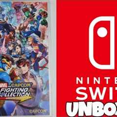 MARVEL VS CAPCOM FIGHTING COLLECTION NINTENDO SWITCH GAME UNBOXING