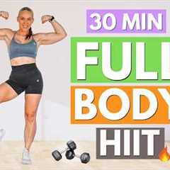 Full Body Dumbbell Workout At Home for Weight Loss | NO REPEATS