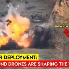 Russia Unveils Self-Propelled Ground Drone on the Frontline!