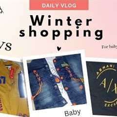 winter shopping for baby | mini shopping haul | baby boy toys 🚓✈🏌🏏