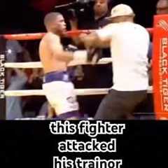 this fighter attacked his trainor #shortvideo #subscribe #shortsfeed #shorts #trending #viralvideo