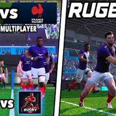 RUGBY 25 Online Multiplayer - My First Online Match vs @THERUGBYGURU - Gameplay Springboks vs France