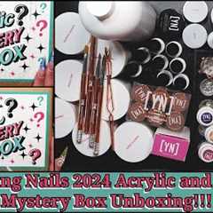 Young Nails 2024 Acrylic and Gel Mystery Box Unboxing!!!