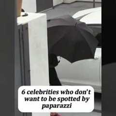 7 Celebrities Who Don't Want to Be Spotted by Paparazzi