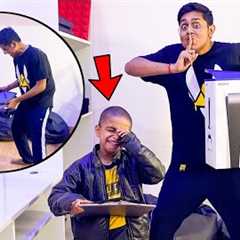 Breaking my Little Brother iPAD and Surprising Him with PS5