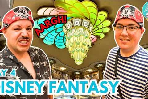 IT'S PIRATE NIGHT! | Disney Fantasy, Day 4 | Grand Cayman | Disney Cruise Line September 2024