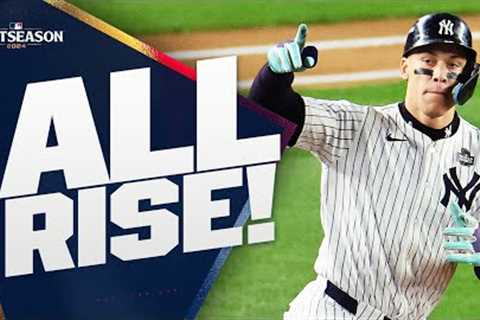 ALL RISE! Aaron Judge CLOBBERS his FIRST CAREER WORLD SERIES HOME RUN!