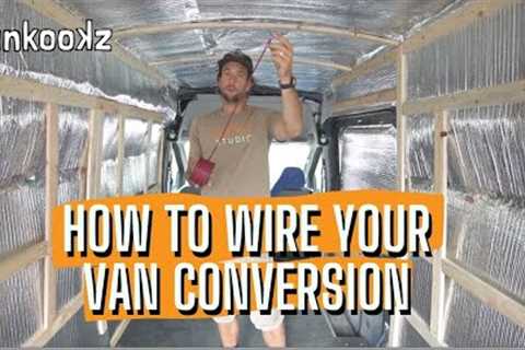 How to Wire A Van Conversion | Beginners Guide to Running Electrical Wiring for a Van