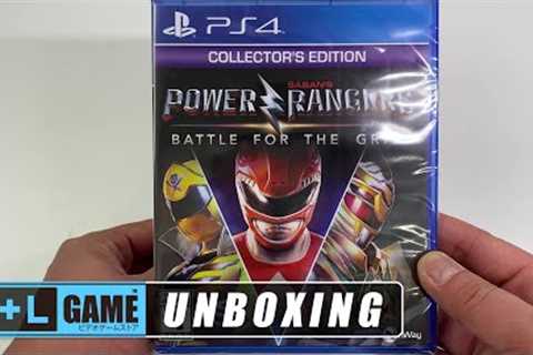 Power Rangers: Battle for the Grid Collector's Edition Unboxing PS4
