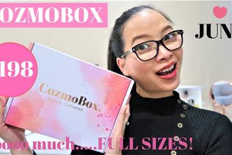 COZMOBOX JUNE 2021 BEAUTY BOX UNBOXING – SO MUCH FULL SIZES THIS MONTH AND WORTH $198!!….#COZMOBOX