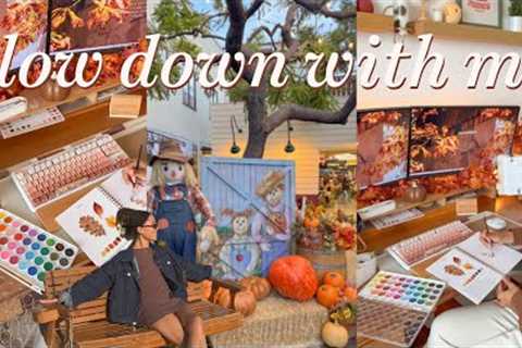 Slow Down With Me☕ cozy hobbies &amp; saying goodbye to october