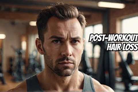 Hair Loss after workout at the gym exercise