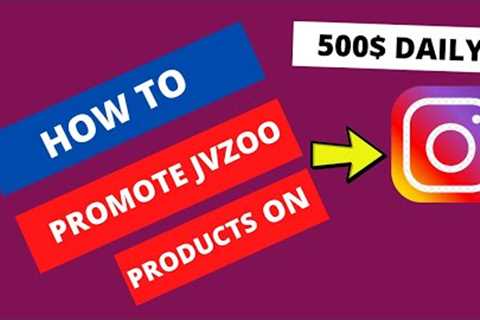 How To Promote Jvzoo Products On Instagram | Instagram Affiliate Marketing