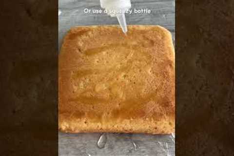The secret to a super moist cake! School cake tutorial