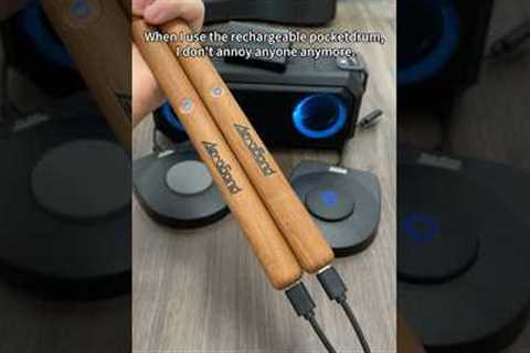 Playing the drums no longer annoys others.#aeroband #pocketdrum #drums #drumshop #drumkit