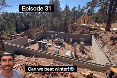 Log Cabin Build- How we are building our own foundation!