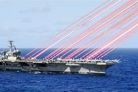 Finally! US  LASER  Aircraft Carrier Will Beat All Chinese and Iran Hypersonic Missiles In One Sec!