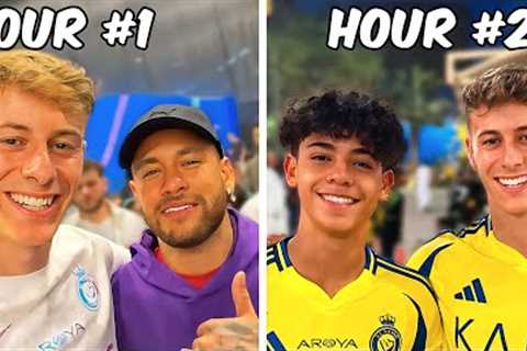 I Met Neymar and Ronaldo Jr in 24 Hours!