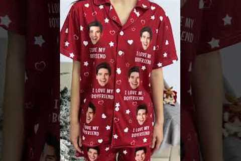 Custom Photo Funny I Love My Lover | Personalized Short Pajamas Set