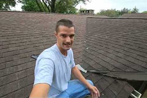 Roof Valley Leaking and simple quick fix