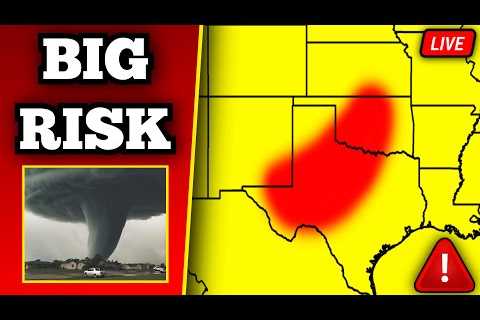 🔴 EMERGENCY COVERAGE - LARGE TORNADO ON THE GROUND IN OKLAHOMA