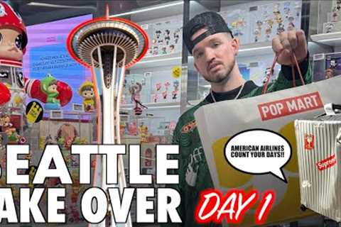 SNEAKER SHOPPING IN SEATTLE! *$2000 RIMOWA SUITCASE DESTROYED*