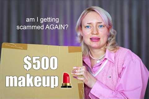 I bought a $500 makeup mystery box (the scam goes on)
