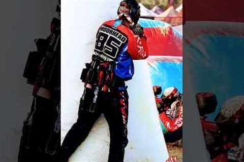 Paintball fight amazing skills to win #paintball #shorts #trending