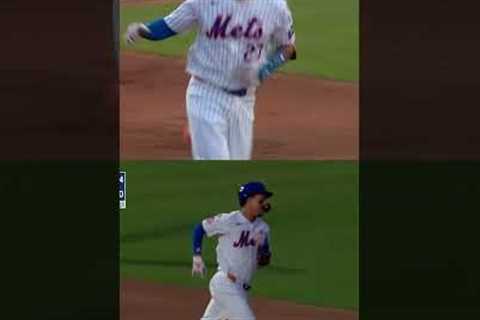Mark Vientos crushes two home runs off of Gerrit Cole 👏 #baseball #highlights #shorts