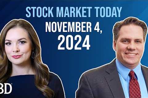 Tight Trading Ahead On Election Eve; Deckers, Garmin, XPO In Focus | Stock Market Today