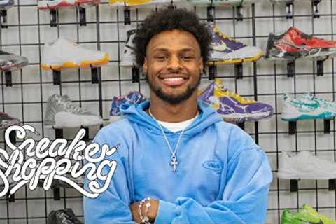 Bronny James Goes Sneaker Shopping With Complex