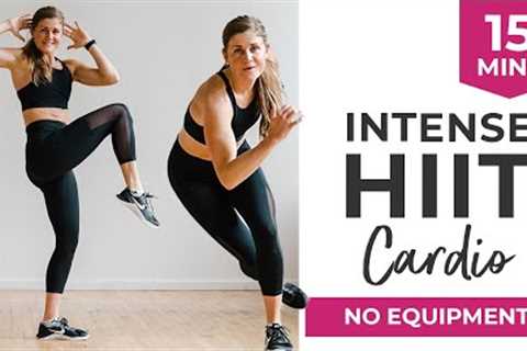 15-Minute Full Body HIIT Cardio Workout (No Equipment)