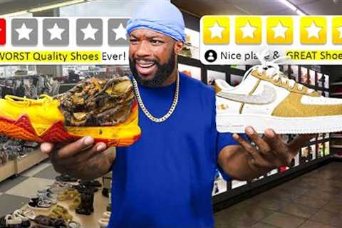 1 Star vs 5 Star Sneaker Shopping in the Hood!