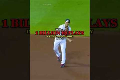 Top 12 1 Billion IQ Plays in MLB History | Part 2